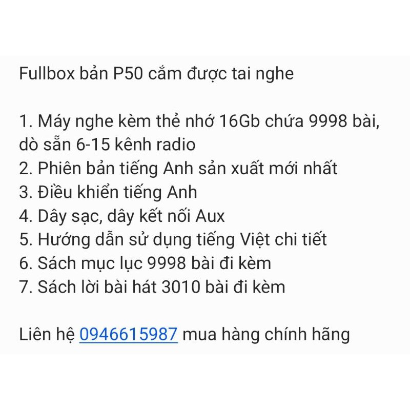 [CHÍNH HÃNG BẢN TIẾNG ANH] Loa Loci P50 bản cắm được tai nghe 9998 bài