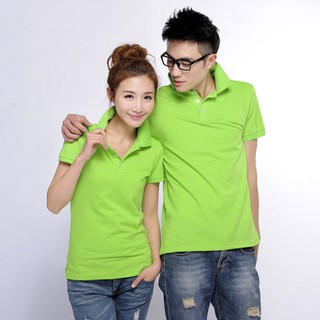 ÁO THUN CÁ SẤU NAM, NỮ CÓ CỔ THỜI TRANG MÀU XANH CHUỐI