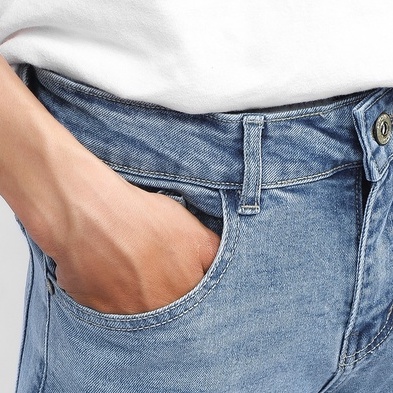Quần Jean nam Satoshi SAQJ70 Cerulean Slimfit tôn dáng, trẻ trung , chất liệu co giãn ít