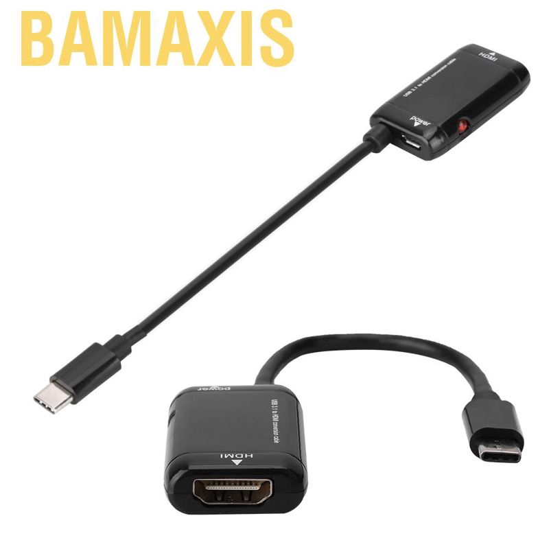 Cáp Chuyển Đổi Bamaxis Usb-C Type C Sang Hdmi Usb 3.1 Cho Điện Thoại Android