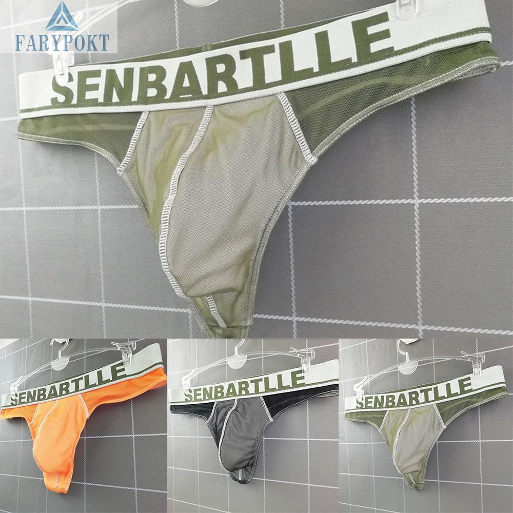 FATY~See Through T-back Thongs Transparent Underpant Underwear Briefs Comfortable