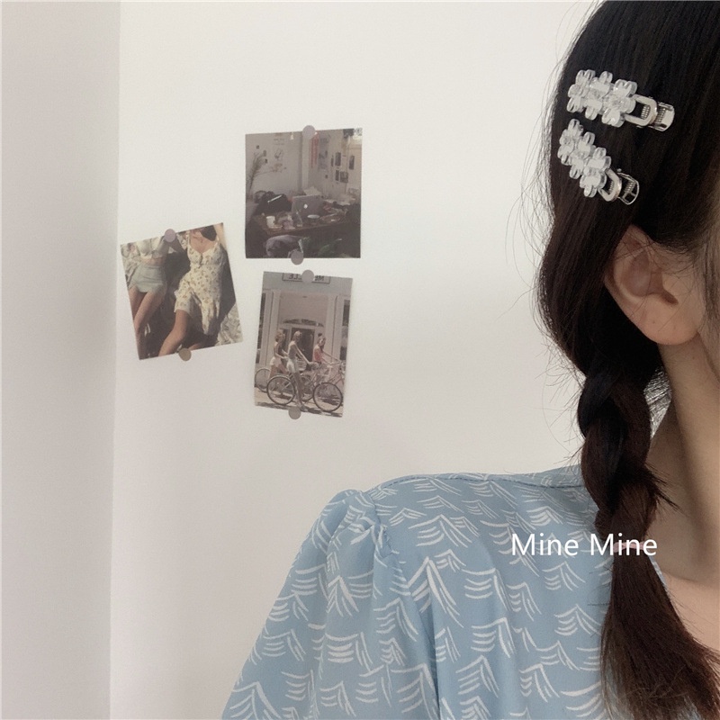 Kẹp Tóc Mặt Gương Hình Hoa Nhỏ Phong Cách Mới 52169