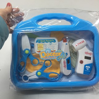 Hộp đồ chơi bác sĩ màu xanh, màu hồng chính hãng Toys House