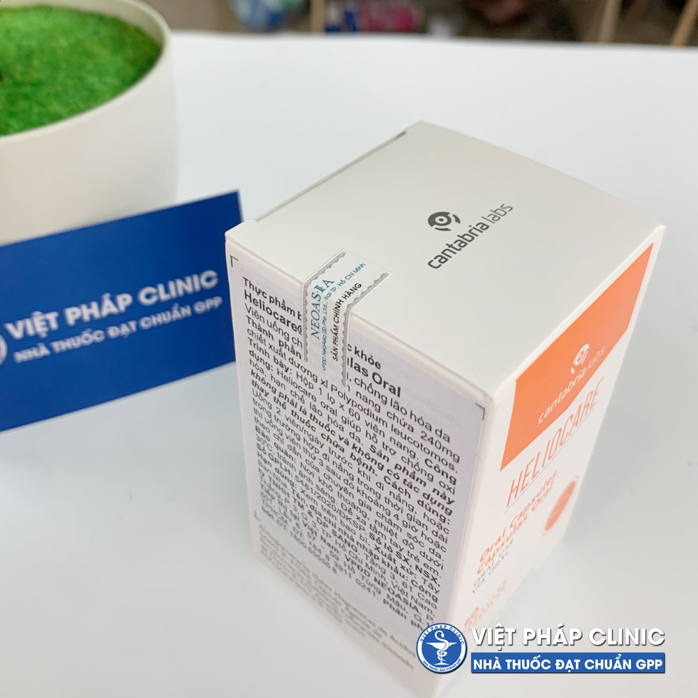 VIÊN UỐNG CHỐNG NẮNG, LÀM ĐẸP DA HELIOCARE ORAL - 60 viên