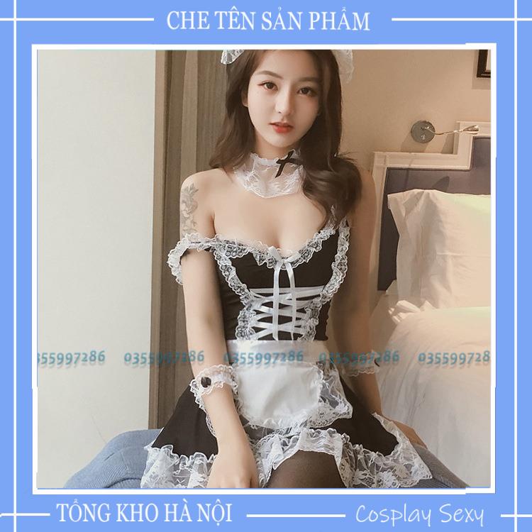 Bộ Đồ Ngủ Sexy, Váy Ngủ Cosplay Hầu Gái Gợi Cảm Mã HG905 - Cô Giúp Việc Đảm Đang | BigBuy360 - bigbuy360.vn