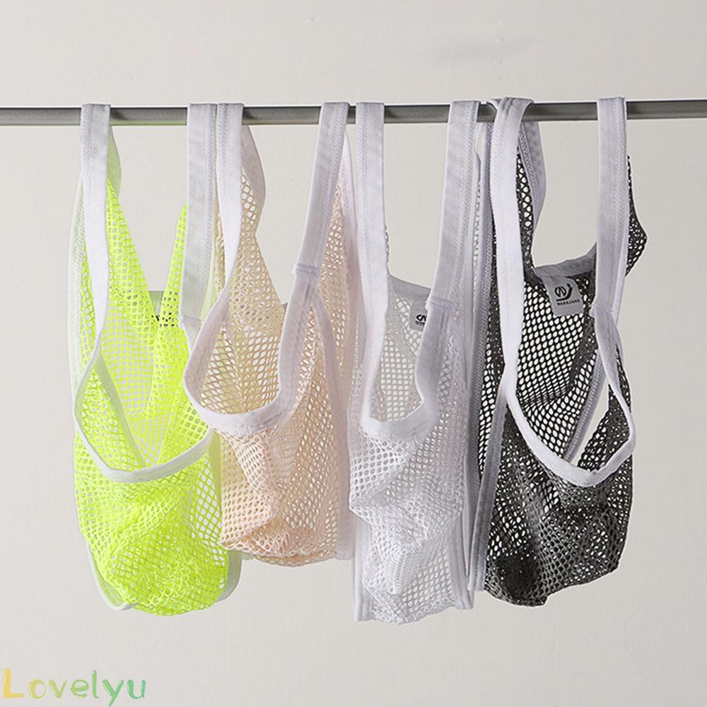 【Ready Stock】Men's Sexy Jockstrap Underwear Quick Dry Mesh Pouch Backness Briefs Underpants@New