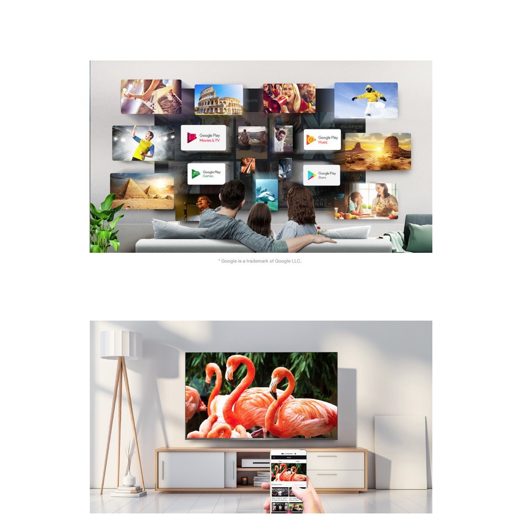 Smart tivi TCL 50 inch 4K QLED Android 9.0 TV (50P715) Netflix,Youtube,có kết nối Wifi | WebRaoVat - webraovat.net.vn