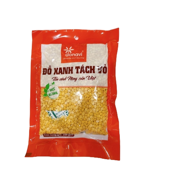 Đỗ Xanh Tách Vỏ, Đậu Xanh Vỡ Hạt Donavi 200g