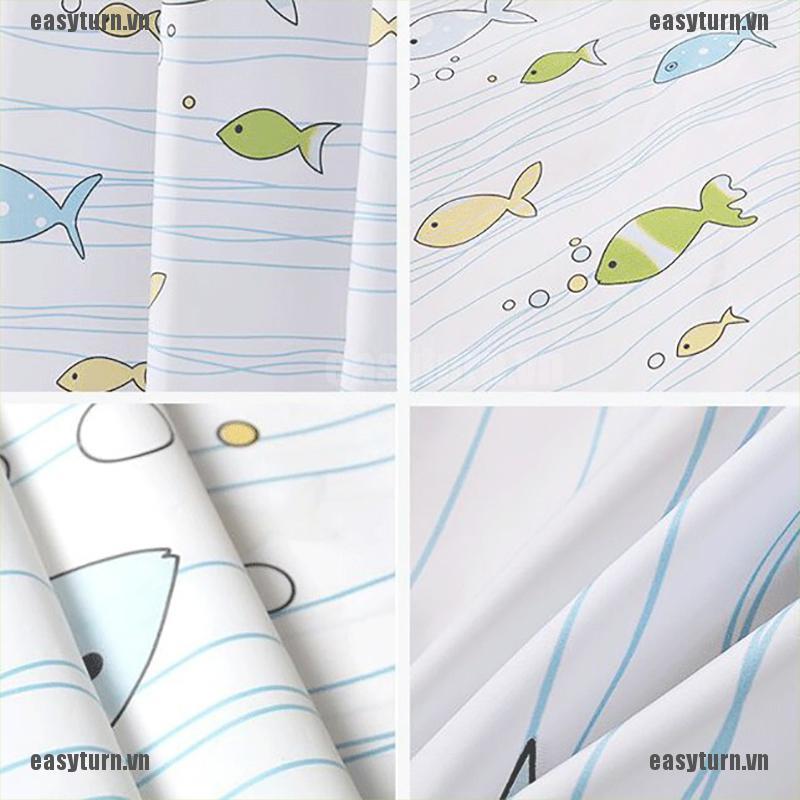 Rèm Che Bồn Tắm Bằng Nhựa Dày Chống Thấm Nước Họa Tiết Hoạt Hình Dễ Thương