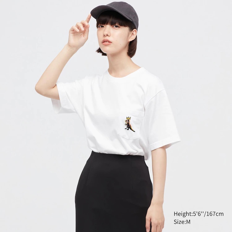 Áo thun in họa tiết Uniqlo UT T-Shirt - Jean-Michel Basquiat UT