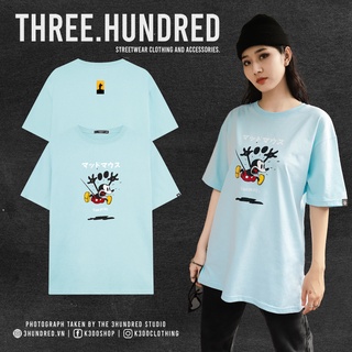 Áo Thun Mickey Màu Xanh Chất Liệu Cotton Thoáng Mát