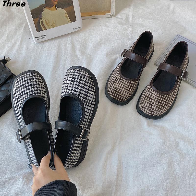 Women's shoes, single shoes small leather shoes female Japanese jk soft girl doll big head Hepburn style Mary Jane with skirt