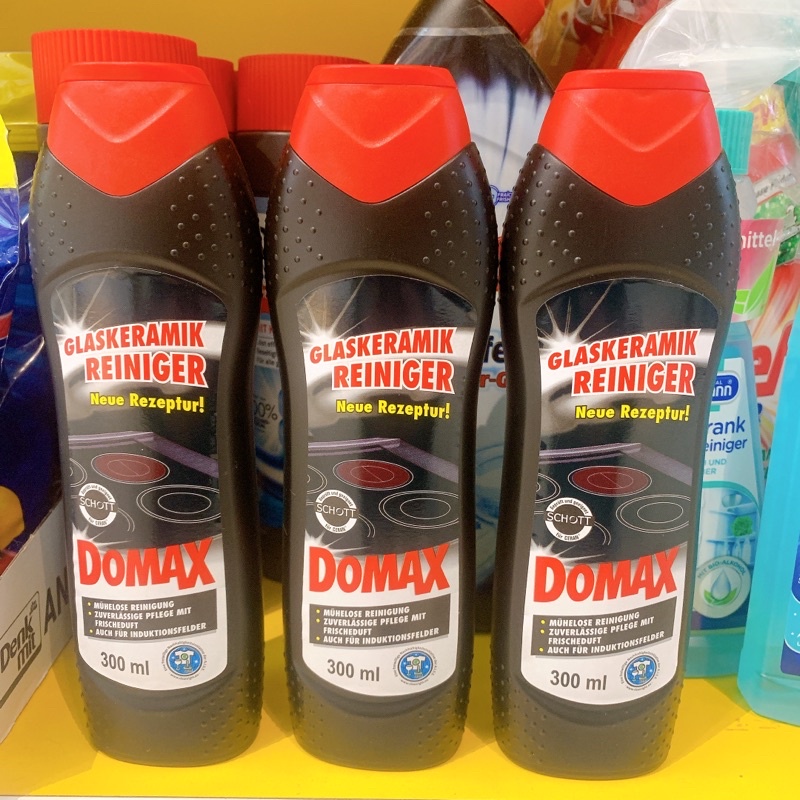 Dung dịch vệ sinh mặt kính bếp từ hồng ngoại DOMAX nội địa Đức - 300ml