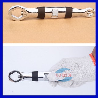 Cờ lê 2 đầu tròng đa năng 7-19mm sử dụng nhiều size kích cỡ khác nhau