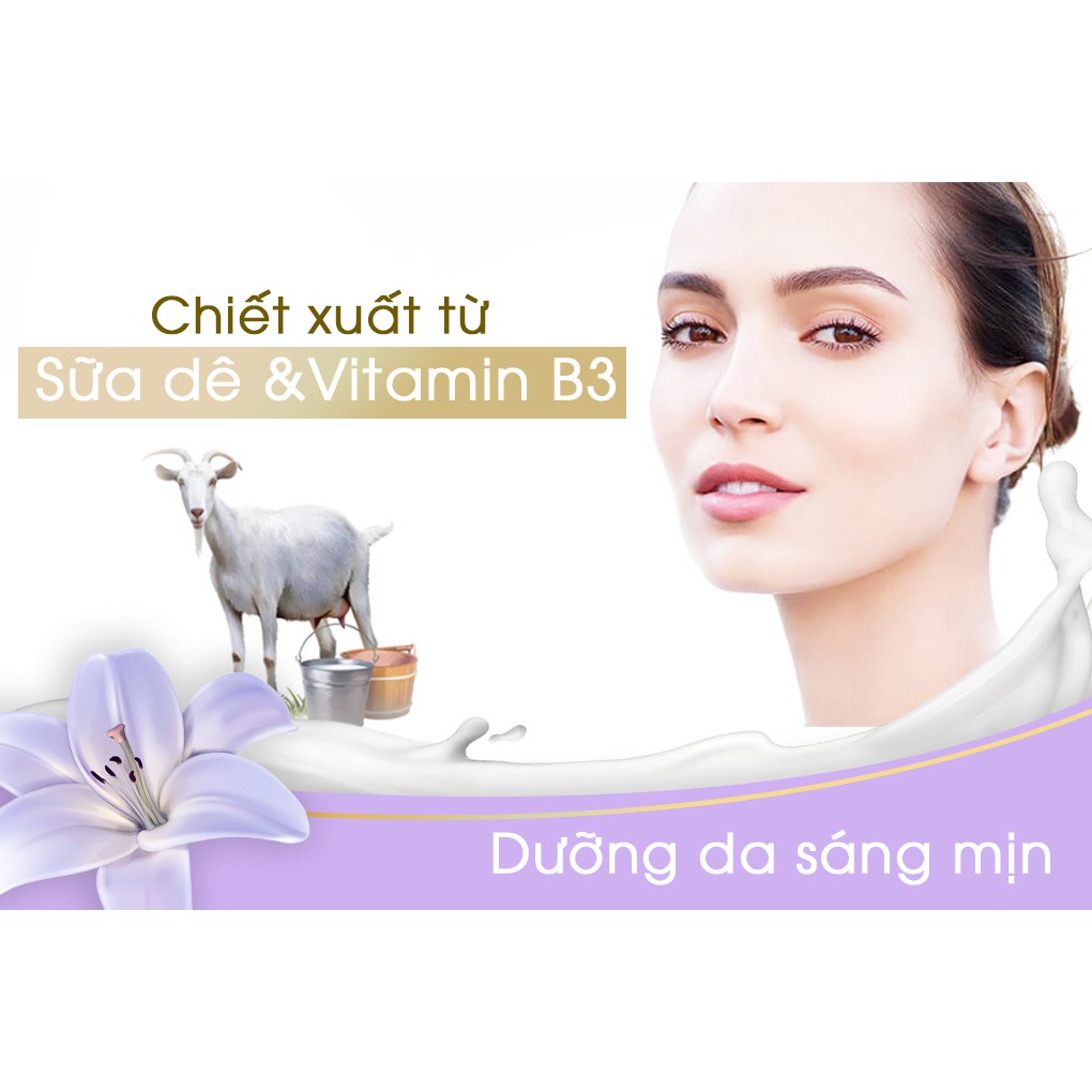 Sữa tắm Gervenne Lily Xanh chai 450g