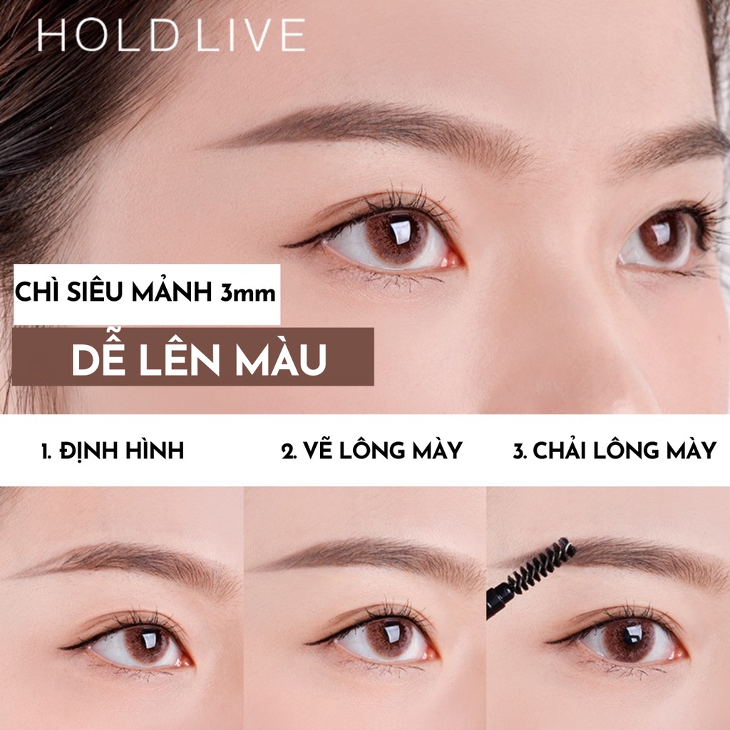 Chì kẻ Mày Hai Đầu HOLD LIVE Slim Brow HL229