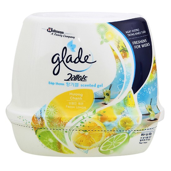 Sáp khử mùi Thơm phòng Glade 180g các mùi