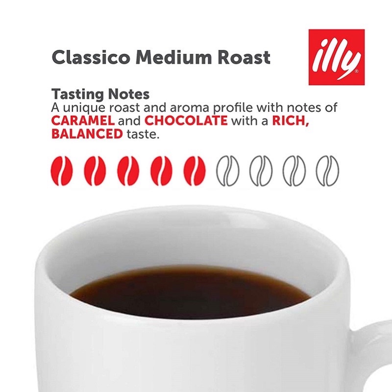 CÀ PHÊ HẠT ĐÃ RANG ILLY CLASSICO ROAST – 250G