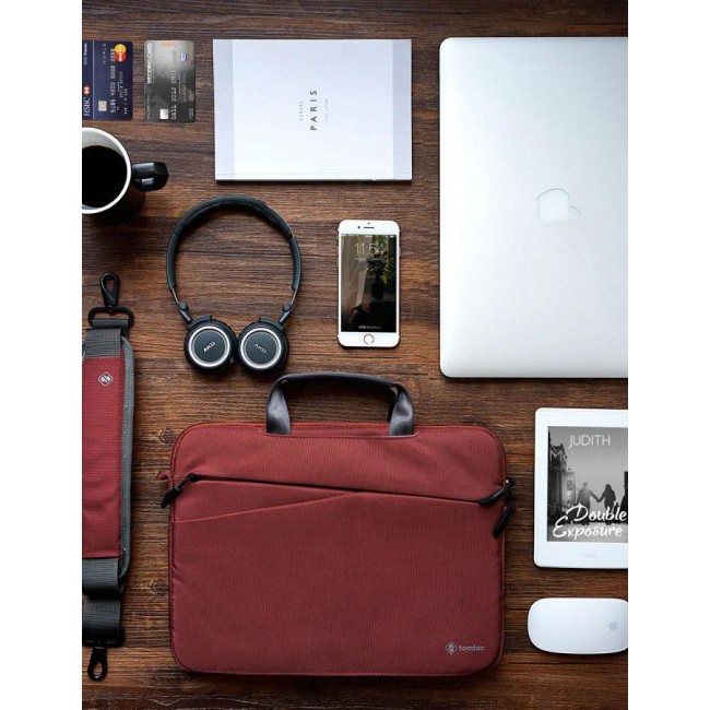 Túi Xách TOMTOC (USA) Messenger bags Macbook 13″ DARK RED