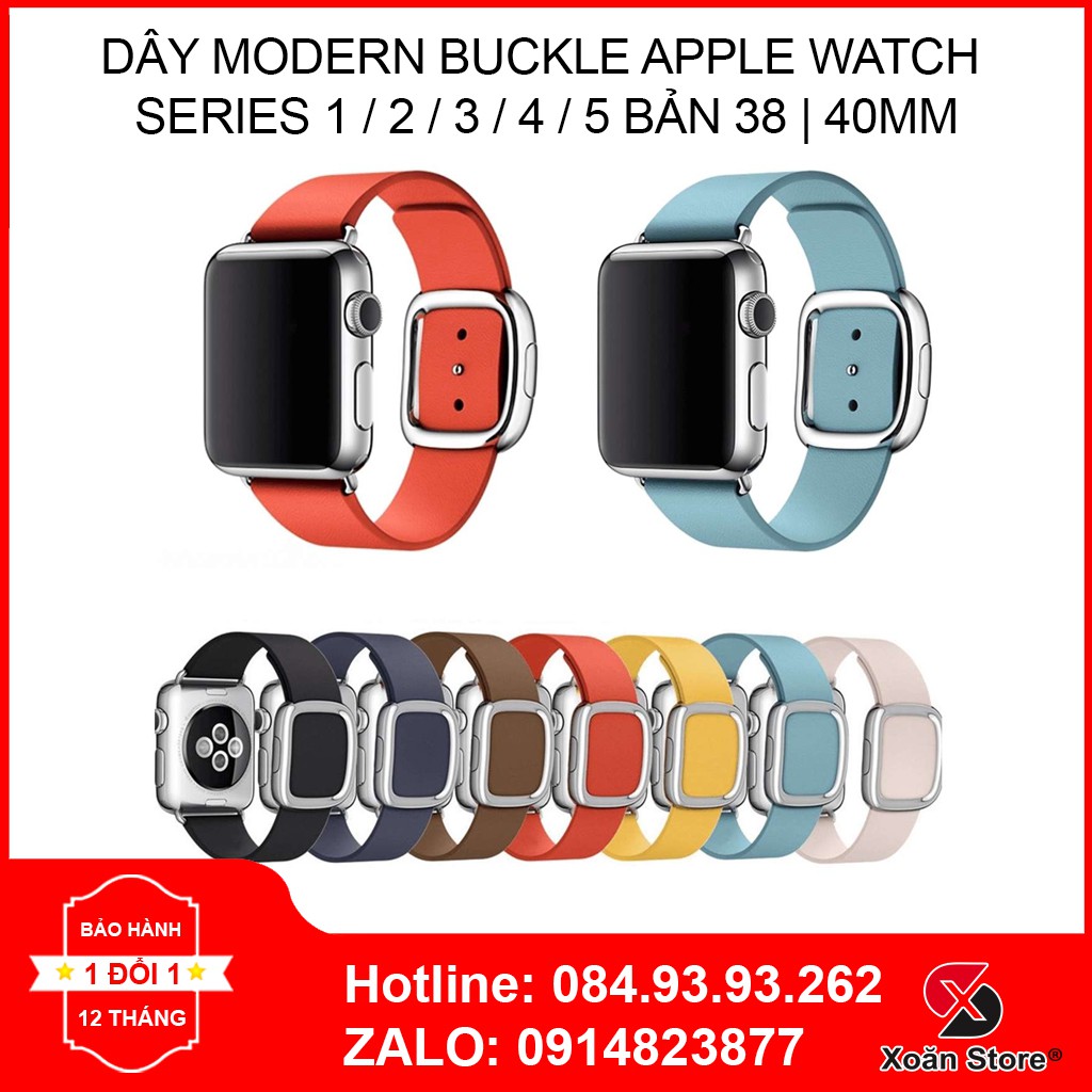 Apple Watch Modern Buckle 38mm | 40 mm – Dây Da Apple Watch nam châm hiện đại