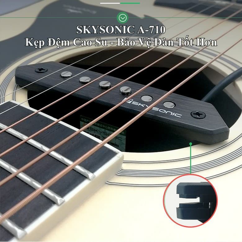 Bộ Thu Âm - Pickup Guitar Acoustic Skysonic A-710