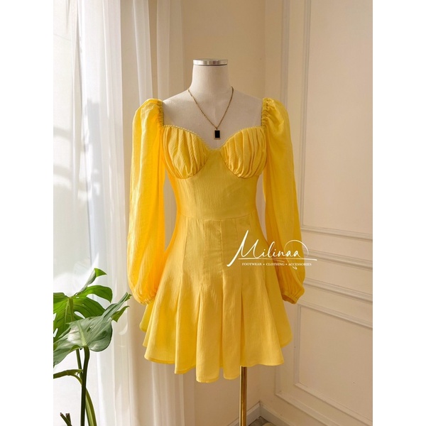 JUM NHÚNG NGỰC TAY DÀI BO CHUN TIỂU THƯ C2328