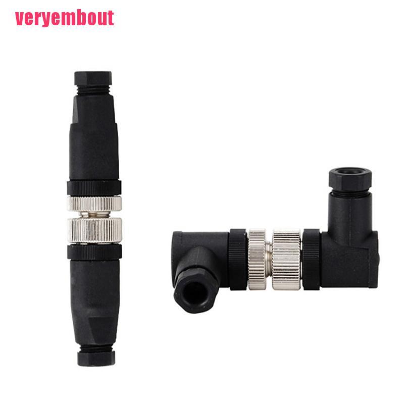 Đầu nối cảm biến M12 3/ 4/ 5 pin tiện lợi