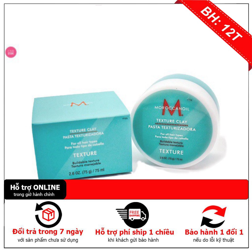 Sáp Vuốt Tóc Siêu Cao Cấp MOROCCANOIL TEXTURE CLAY