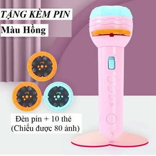 Đèn bin chiếu  hình  cho bé  (80 hình )