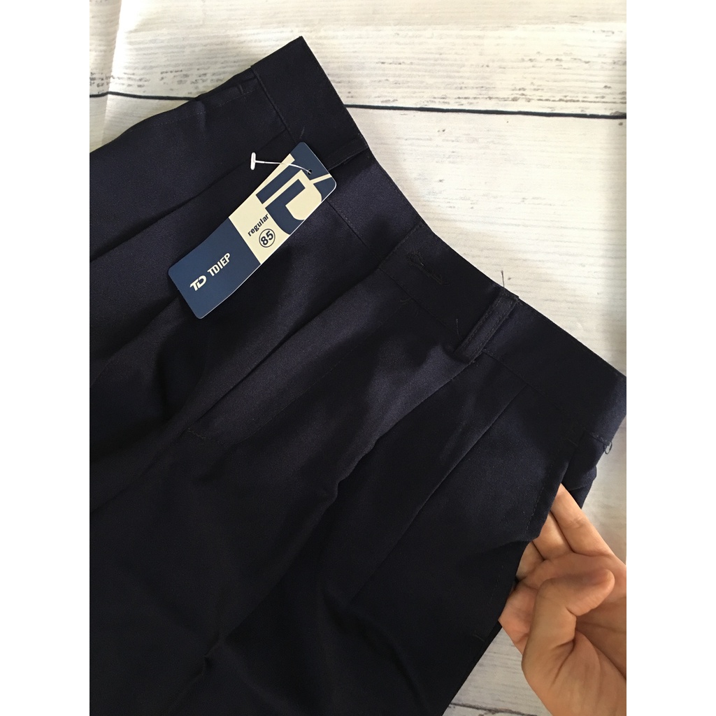 QUẦN TÂY DÀI XANH LƯNG THUN NAM NỮ CHO HỌC SINH CẤP 1,2