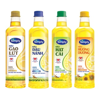 Dầu ăn Simply chai 1 lít