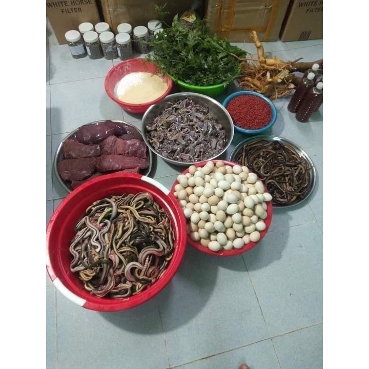 Mồi cóc rắn cho gà chọi 500g 520 viên