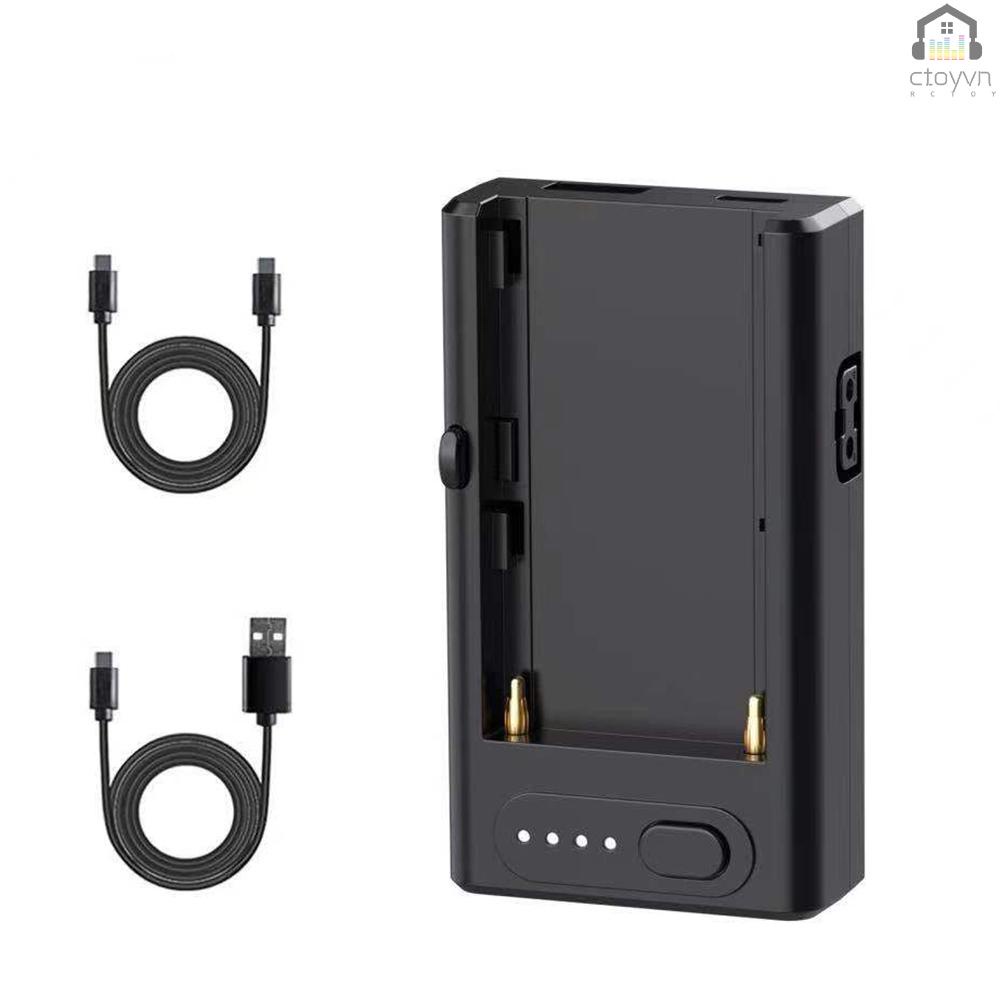 Thiết bị sạc pin NP-F 21W Type-C PD USB-A/ D-tap/ Type-C PD đầu ra 1/4 inch cho NP-F550 F750 F970