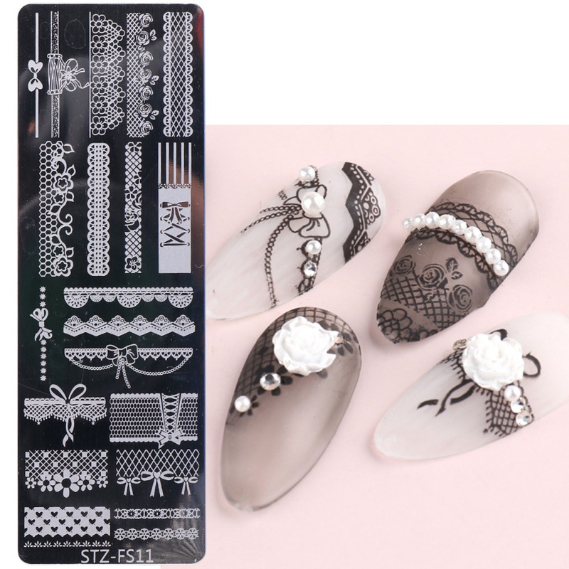 Khuôn Trang Trí Móng Tay Nghệ Thuật DIY Họa Tiết Hoa / Động Vật Xinh Xắn