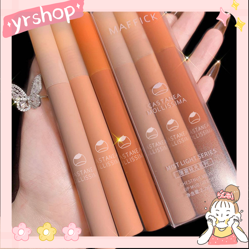 (Hàng Mới Về) Hộp Son Môi Trang Điểm Màu Nhung Mờ Dành Cho Học Sinh | BigBuy360 - bigbuy360.vn