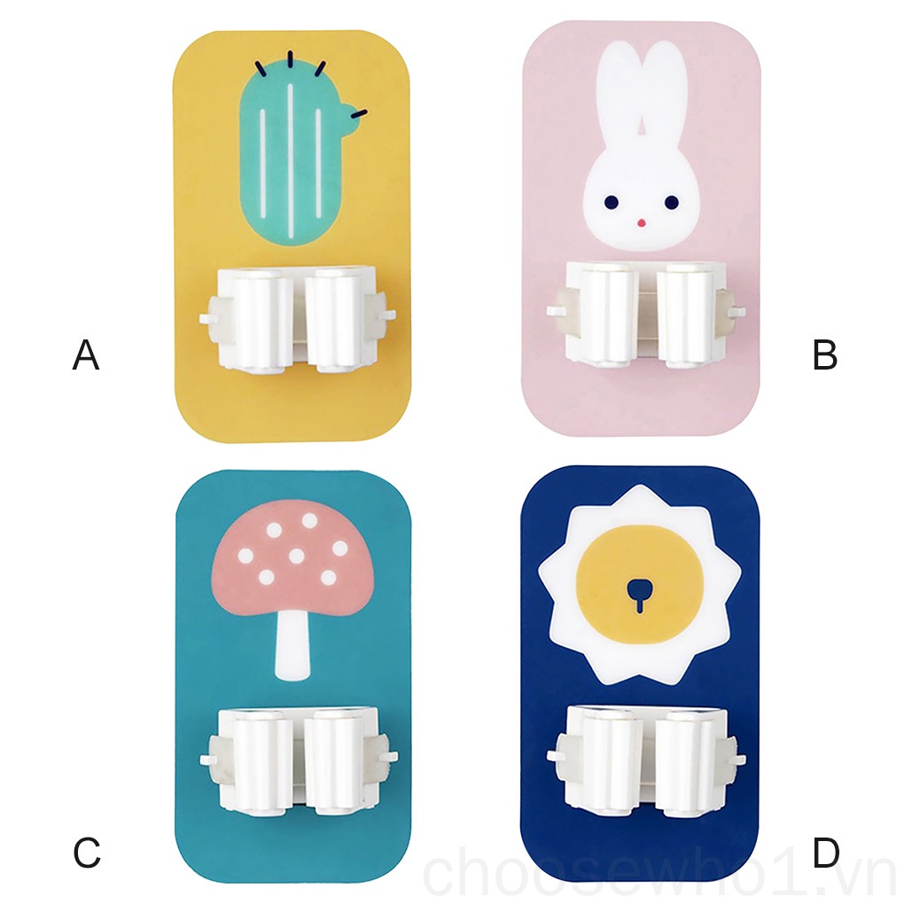 Móc treo cây lau nhà gắn tường họa tiết hoạt hình