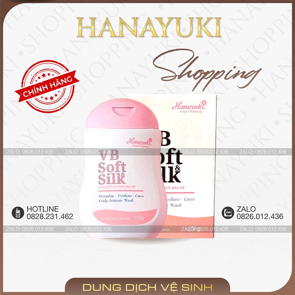 Dung Dịch VB Soft Silk Hồng 150g Chính Hãng