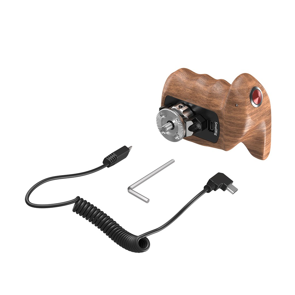 Tay cầm SmallRig Right Side Wooden Hand Grip with Record StartStop Remote Trigger for Sony Mirrorless Cameras HSR2511 | BigBuy360 - bigbuy360.vn