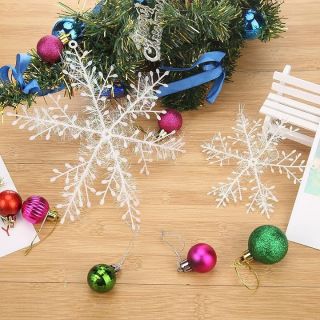 Combo 10 bông tuyết trang trí cây thông noel - trang trí