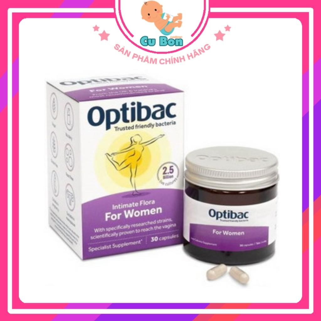 Men vi sinh Optibac tím Probiotics For Women Anh Quốc  cho phụ nữ phòng ngừa viêm nhiễm vùng kín