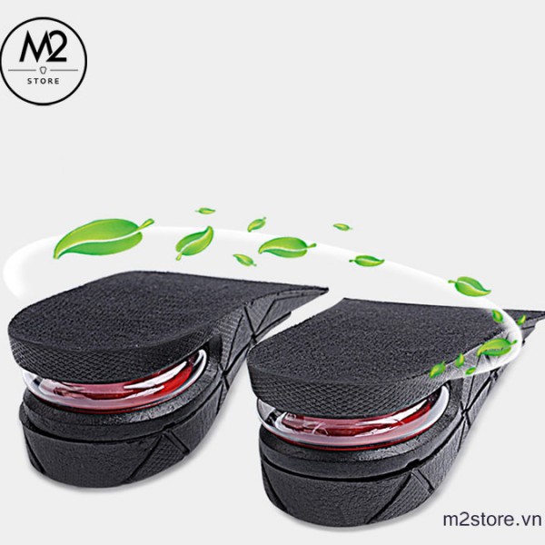 Lót giày tăng chiều cao có đệm khí nửa bàn loại L4(3-5cm) L6 in 1