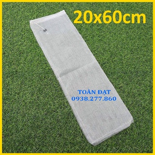 (100 túi) Túi Bao Mướp, Bầu, Bí (60 x 20cm), Túi Bao Trái Cây