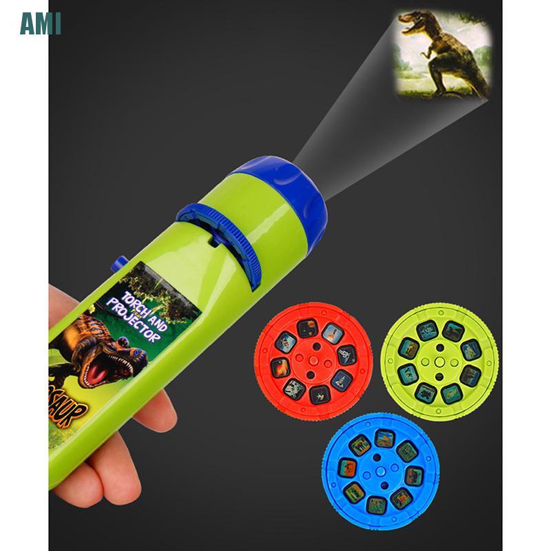 Đèn Pin Chiếu Hoạt Hình Dễ Thương Cho Bé