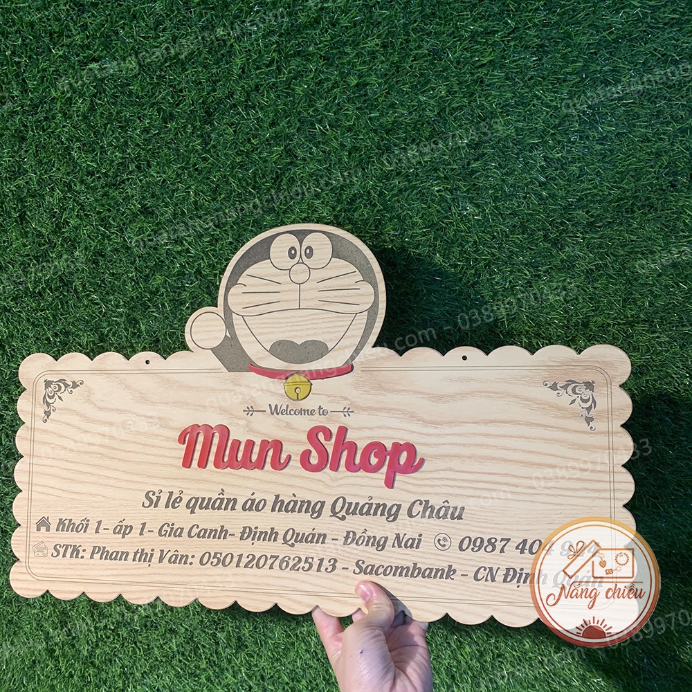 Bảng gỗ - Khắc tên shop- chụp ảnh- livestream sản phẩm, thiết kế theo yêu cầu, khắc laze hiện đại và sang trọng