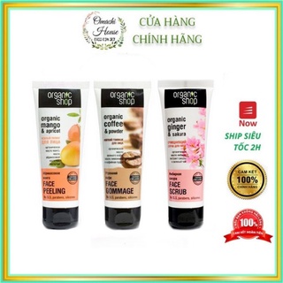 Tẩy Tế Bào Chết Mặt Organic Shop 75ml