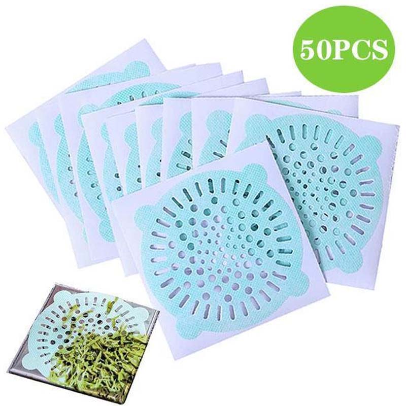 Miếng Dán Lọc Rác Chống Tắc Nghẽn Dùng Một Lần Thông Dụng Kích Thước 10CM * 10CM