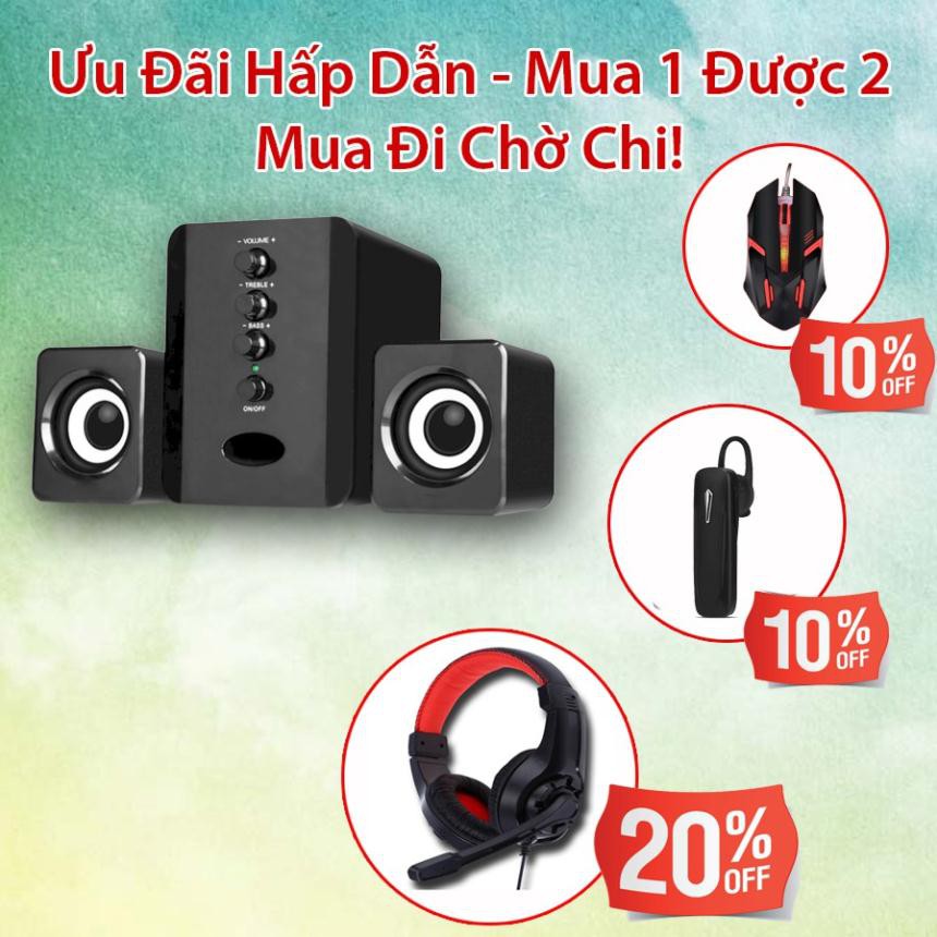 [REAL] {Video Review} Bộ Loa Máy Tính SADA D-202 Âm thanh Ấm Cực Hay, Có Núm Chỉnh BASS Và TREBLE