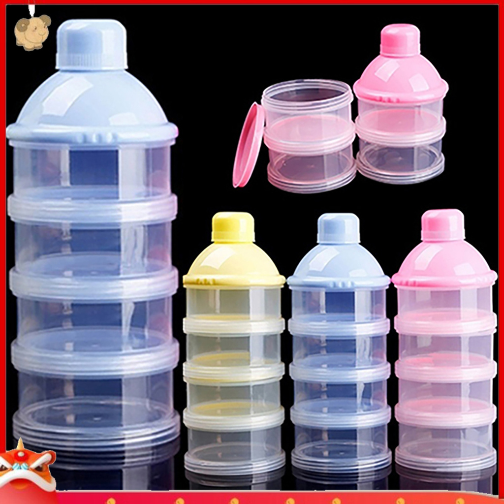 Bình Đựng Sữa Bột 4 Tầng Thiết Kế Độc Đáo Cho Bé