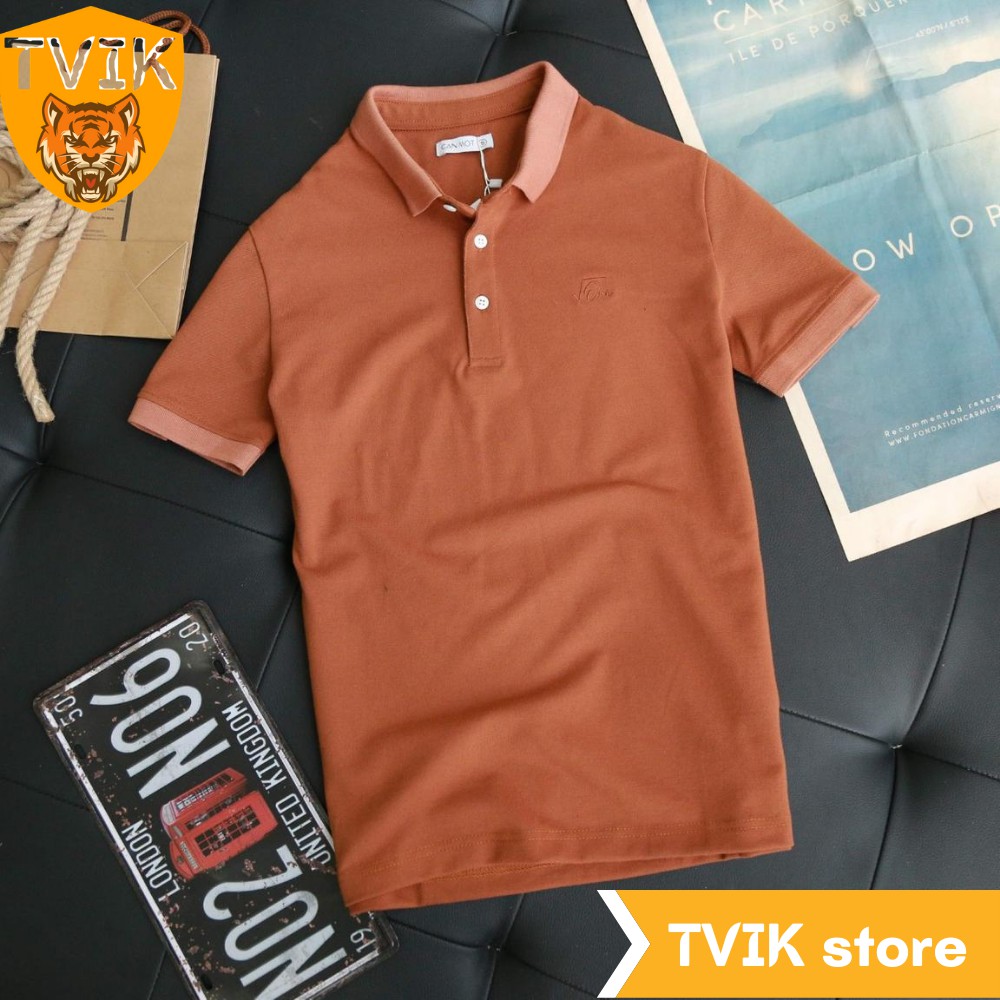 Áo thun polo nam Tvik nhiều màu, chất vải thun cá sấu cao cấp, ATP | BigBuy360 - bigbuy360.vn