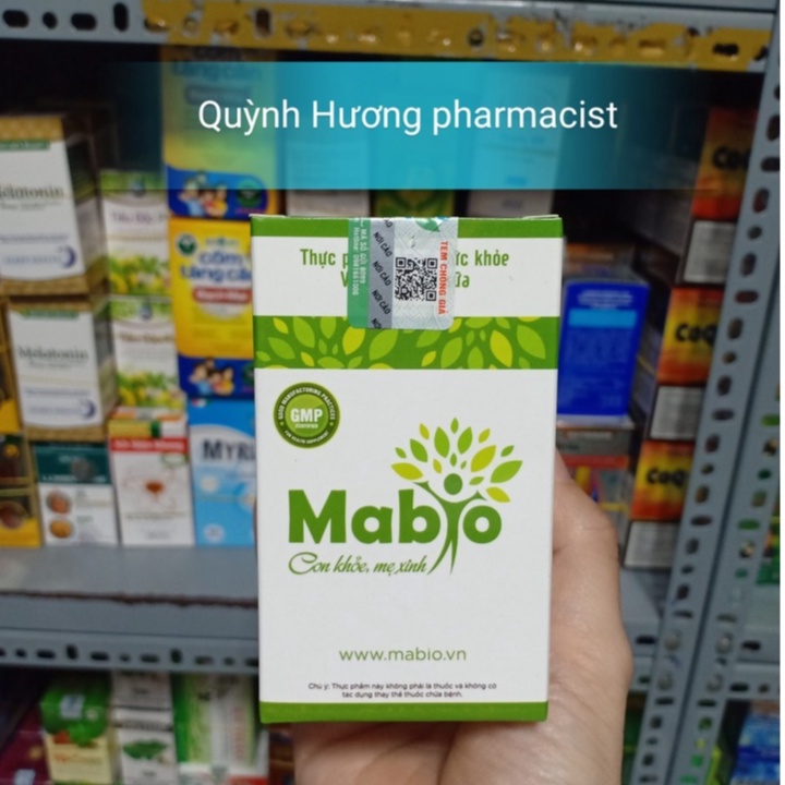 Viên uống lợi sữa MABIO lọ 60 viên cho mẹ sau sinh